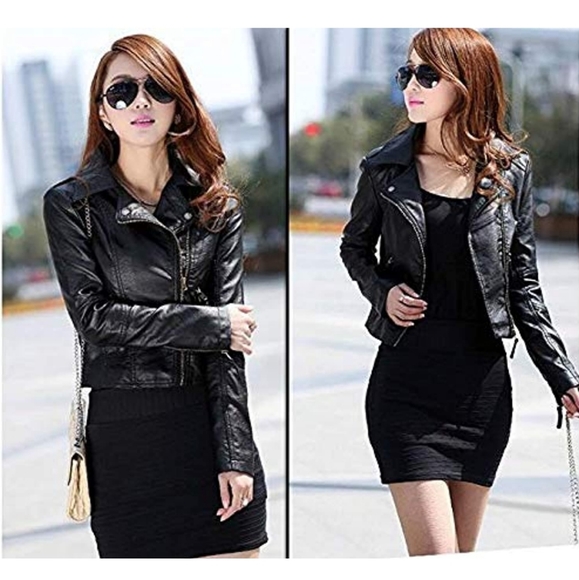 Woman's leather jacket - Picture 4 of 8